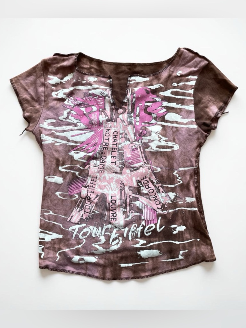 Y2K Euro France Baby Tee